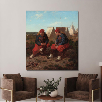 La Pipa De Brierwood Winslow Homer cuadro en lienzo