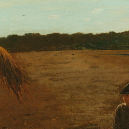 The Brush Harrow Spring Time Winslow Homer canvas print