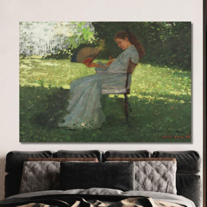 Der Schmetterling Winslow Homer drucken auf leinwand