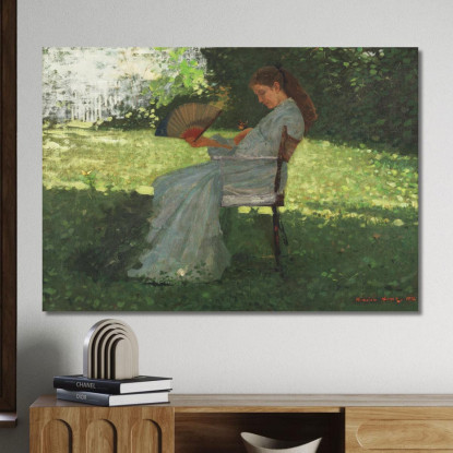 Der Schmetterling Winslow Homer drucken auf leinwand