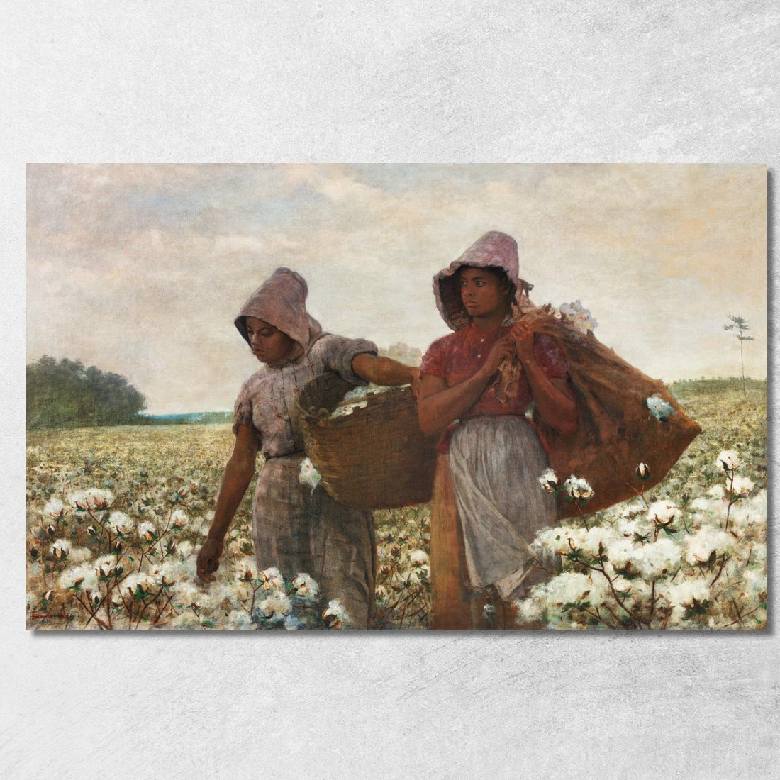 I Raccoglitori Di Cotone Winslow Homer quadro stampato su tela