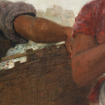 Die Baumwollpflücker Winslow Homer drucken auf leinwand