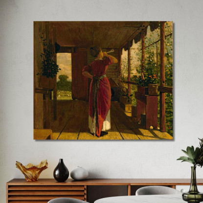 El Cuerno De La Cena Winslow Homer cuadro en lienzo