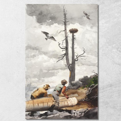 The Eagle'S Nest Winslow Homer canvas print