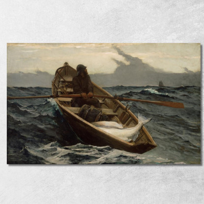 L'Allarme Nebbia Winslow Homer quadro stampato su tela