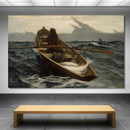 L'Avertissement De Brouillard Winslow Homer tableau impression sur toile