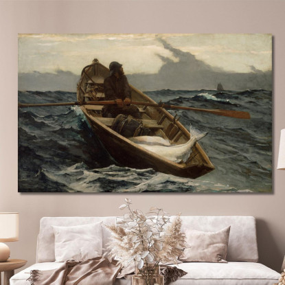 Die Nebelwarnung Winslow Homer drucken auf leinwand