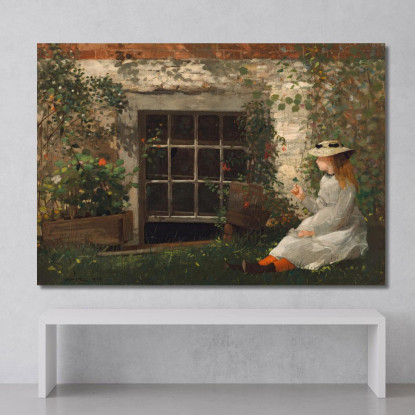 Das Vierblättrige Kleeblatt Winslow Homer drucken auf leinwand