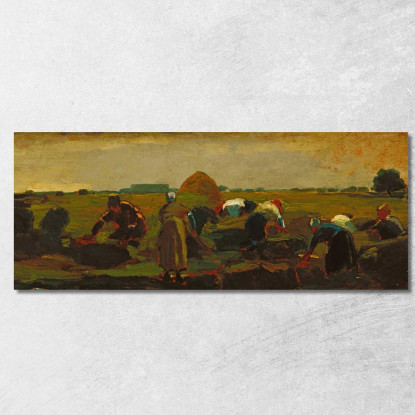 Die Ährenleserinnen Winslow Homer drucken auf leinwand