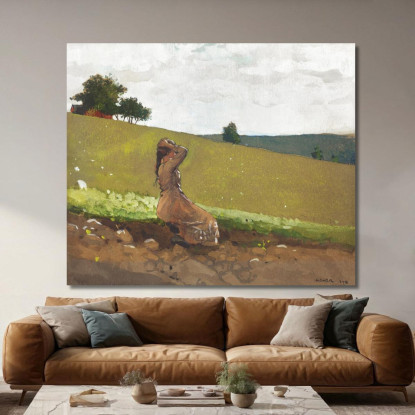 The Green Hill Winslow Homer canvas print