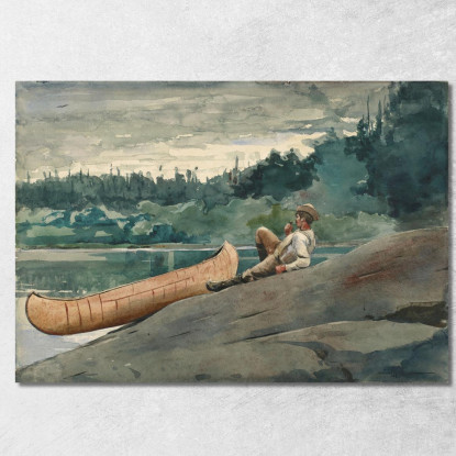 La Guida Winslow Homer quadro stampato su tela
