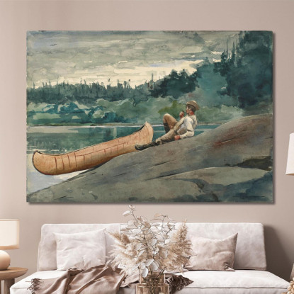 Le Guide Winslow Homer tableau impression sur toile