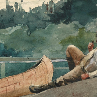 Le Guide Winslow Homer tableau impression sur toile