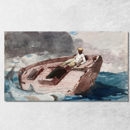 La Corrente Del Golfo Winslow Homer quadro stampato su tela