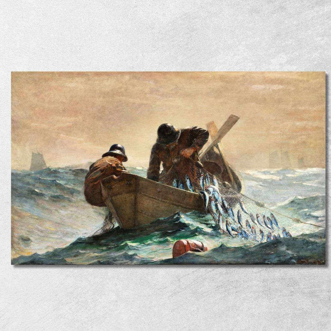 La Red Del Arenque Winslow Homer cuadro en lienzo