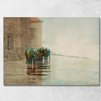 Die Lebensbrigade Winslow Homer drucken auf leinwand