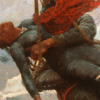 La Linea De La Vida Winslow Homer cuadro en lienzo