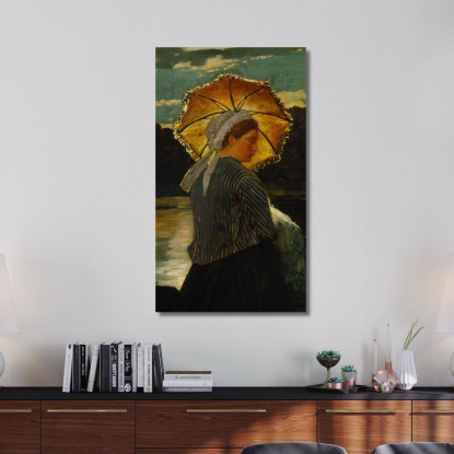 Die Krankenschwester Winslow Homer drucken auf leinwand
