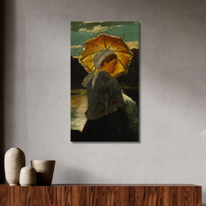 Die Krankenschwester Winslow Homer drucken auf leinwand