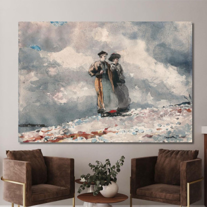 The Outlook Maine Coast Winslow Homer canvas print