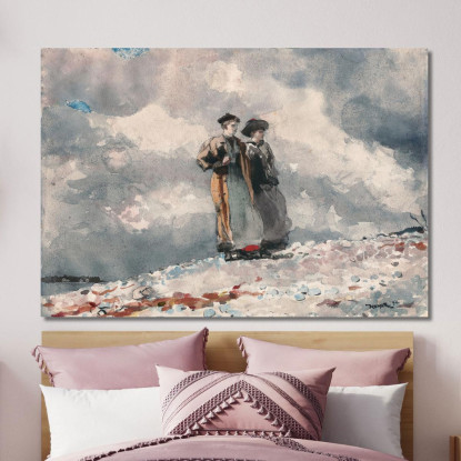 The Outlook Maine Coast Winslow Homer canvas print