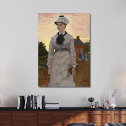 La Maison De L'École Rouge Winslow Homer tableau impression sur toile