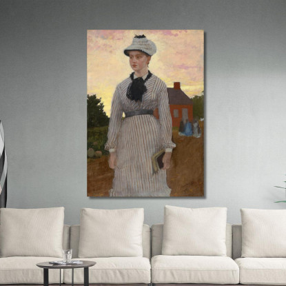 La Maison De L'École Rouge Winslow Homer tableau impression sur toile