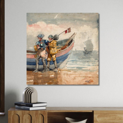 El Regreso Tynemouth Winslow Homer cuadro en lienzo