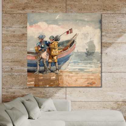 Le Retour De Tynemouth Winslow Homer tableau impression sur toile