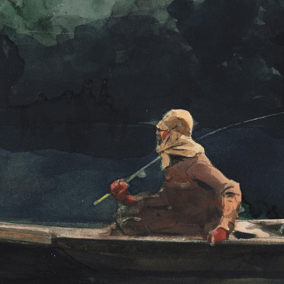 Der Aufgang Winslow Homer drucken auf leinwand