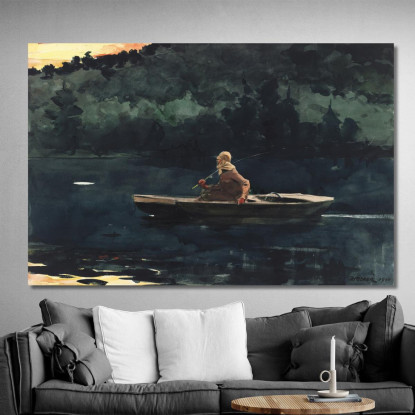 The Rise Winslow Homer canvas print