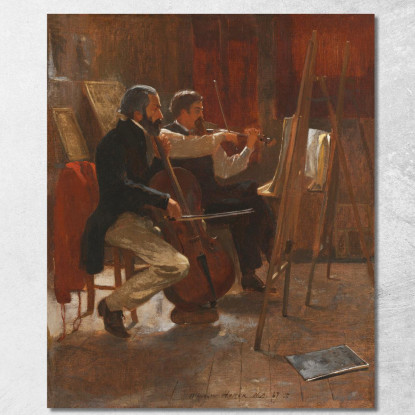 Das Studio Winslow Homer drucken auf leinwand