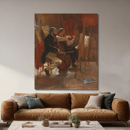 The Studio Winslow Homer canvas print