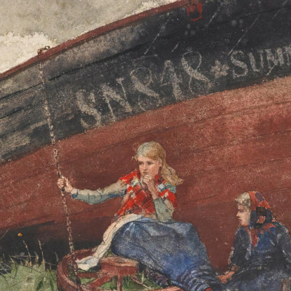 Die Sommerwolke Winslow Homer drucken auf leinwand