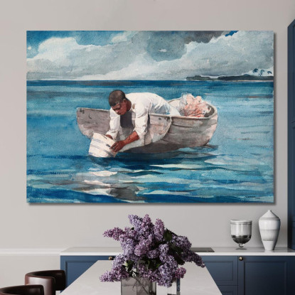 Le Ventilateur À Eau Winslow Homer tableau impression sur toile