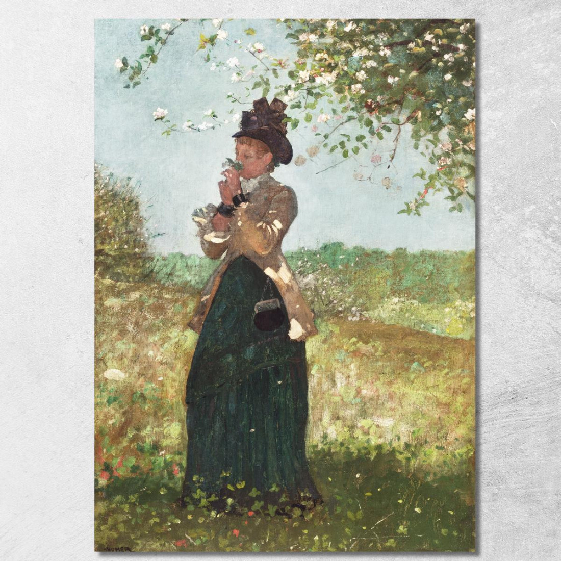 The Yellow Jacket Winslow Homer canvas print