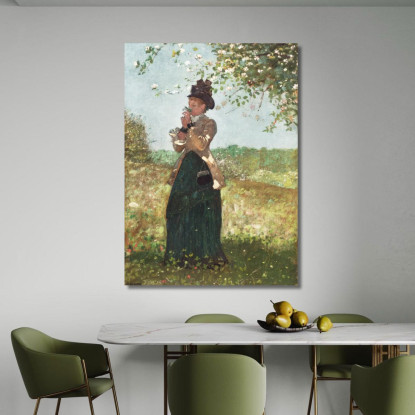La Veste Jaune Winslow Homer tableau impression sur toile