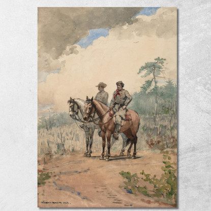 Deux Éclaireurs Winslow Homer tableau impression sur toile