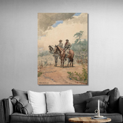 Zwei Pfadfinder Winslow Homer drucken auf leinwand