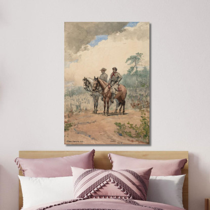 Zwei Pfadfinder Winslow Homer drucken auf leinwand