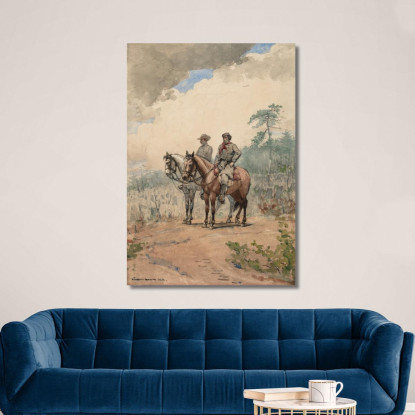 Deux Éclaireurs Winslow Homer tableau impression sur toile