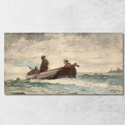 Priorato Di Tynemouth In Inghilterra Winslow Homer quadro stampato su tela