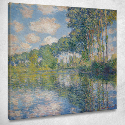 Pioppi Sull'Epte Claude Monet mnt122 quadro stampato su tela