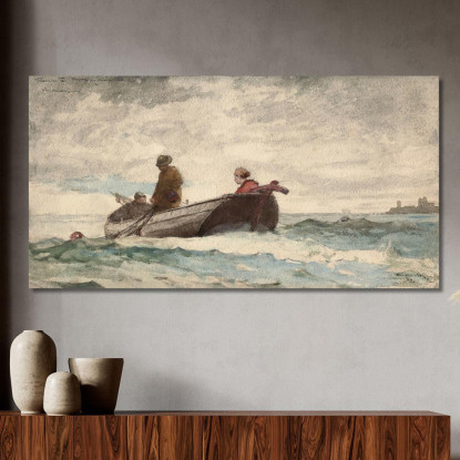 Priorat Tynemouth, England Winslow Homer drucken auf leinwand