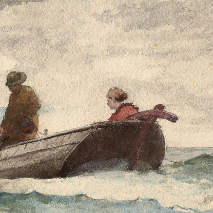 Prieuré De Tynemouth En Angleterre Winslow Homer tableau impression sur toile