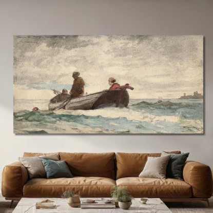 Prieuré De Tynemouth En Angleterre Winslow Homer tableau impression sur toile
