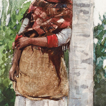 Sous Un Palmier Winslow Homer tableau impression sur toile