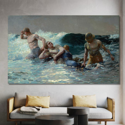 Undertow Winslow Homer canvas print