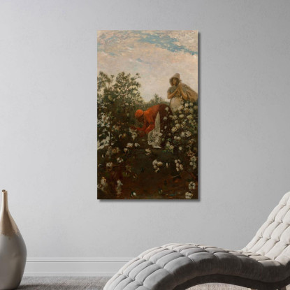 Cotone Dell'Altopiano Winslow Homer quadro stampato su tela