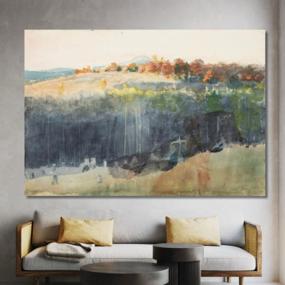 Valle E Collina Winslow Homer quadro stampato su tela